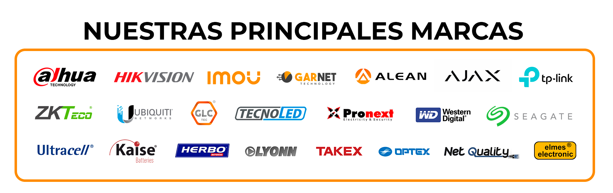 Nuestras principales marcas